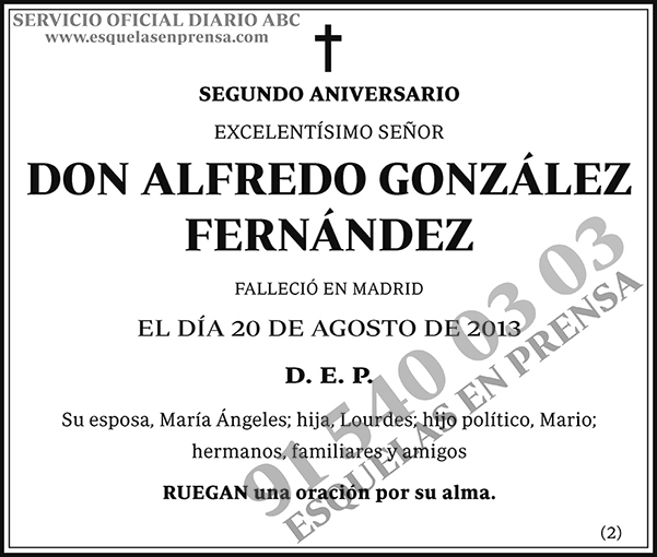 Alfredo González Fernández